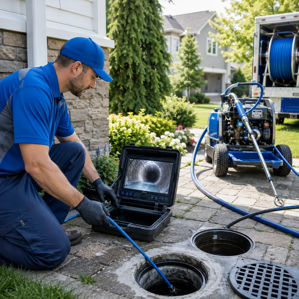 Outdoor drain cleaning professionals serving Bethalto, IL