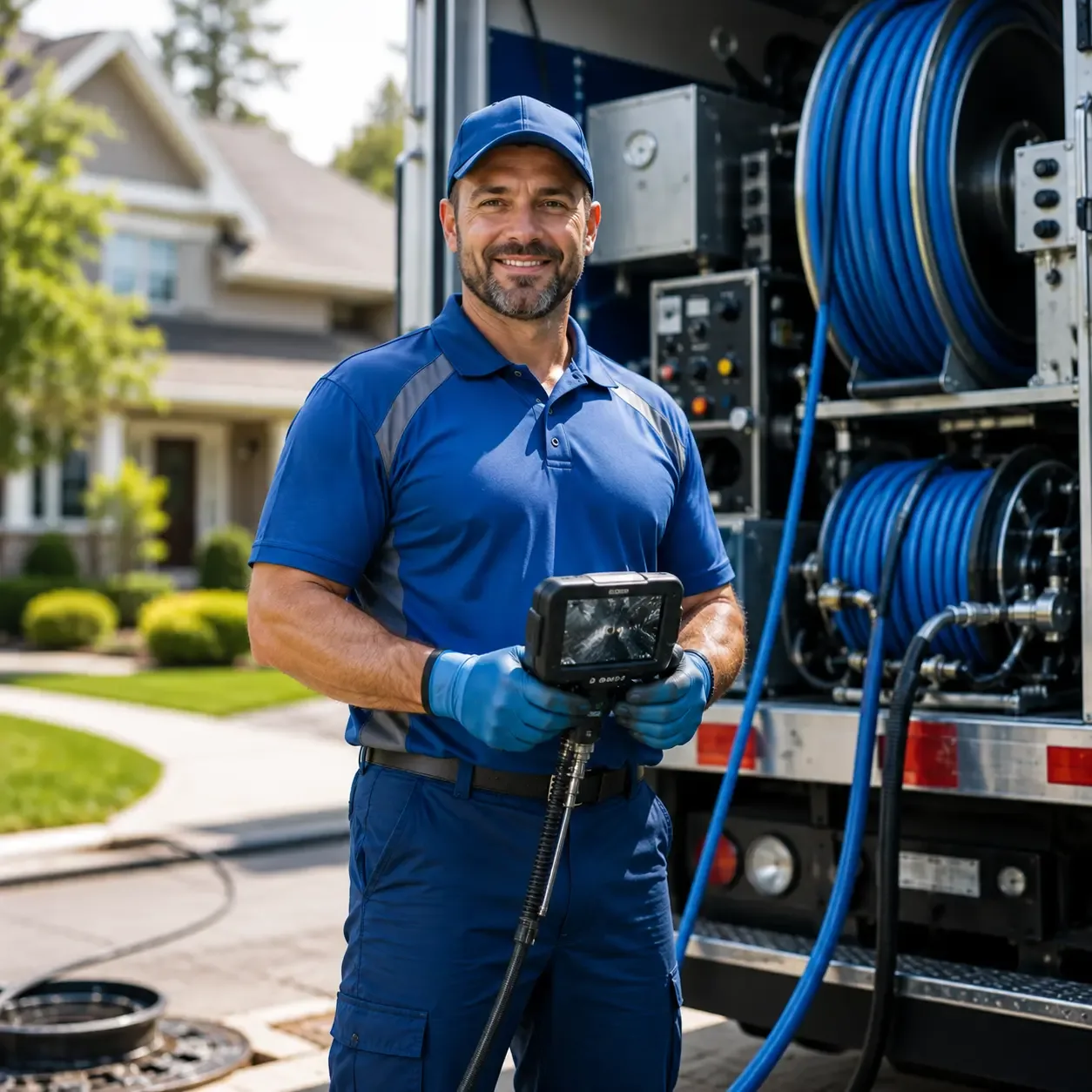 Local outdoor drain cleaning specialists in Bethalto, IL